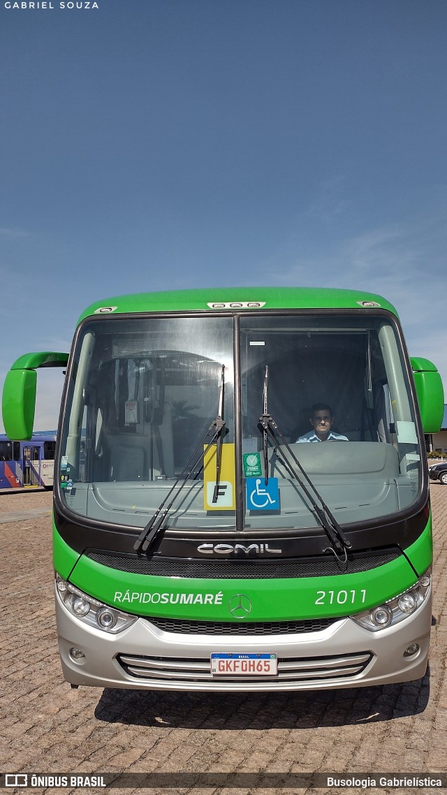 Rápido Sumaré 21011 na cidade de Hortolândia, São Paulo, Brasil, por Busologia Gabrielística. Número da foto: #12210658.