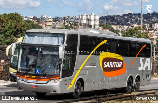 Saritur - Santa Rita Transporte Urbano e Rodoviário 10220 na cidade de Belo Horizonte, Minas Gerais, Brasil, por Rafael Cota. Número da foto: #12209329.