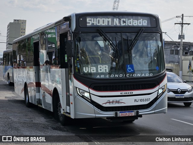 Auto Viação ABC RJ 105.037 na cidade de Niterói, Rio de Janeiro, Brasil, por Cleiton Linhares. Número da foto: #12209028.