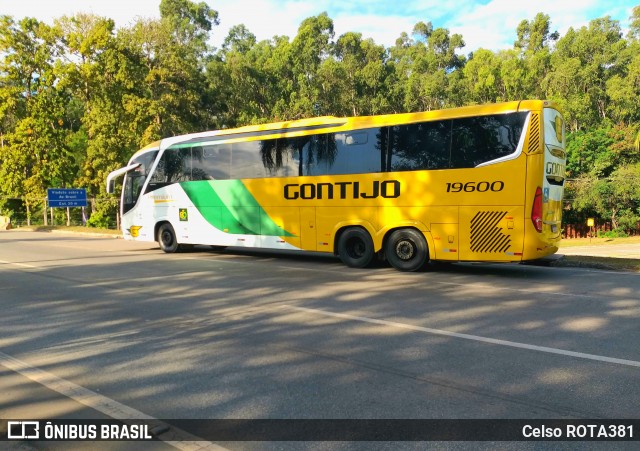 Empresa Gontijo de Transportes 19600 na cidade de Ipatinga, Minas Gerais, Brasil, por Celso ROTA381. Número da foto: #12209409.
