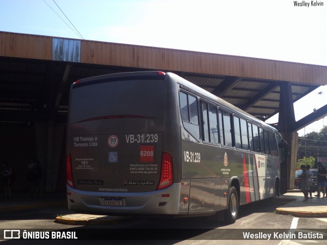 VB Transportes e Turismo VB-31.239 na cidade de Salto, São Paulo, Brasil, por Weslley Kelvin Batista. Número da foto: #12209473.