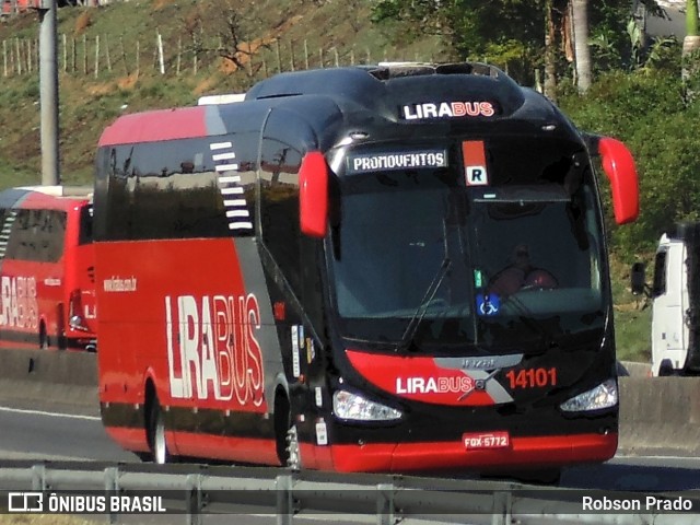 Lirabus 14101 na cidade de Caçapava, São Paulo, Brasil, por Robson Prado. Número da foto: #12209935.