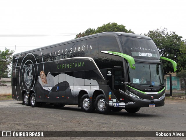 Viação Garcia 86008 na cidade de Paranavaí, Paraná, Brasil, por Robson Alves. Número da foto: #12210449.