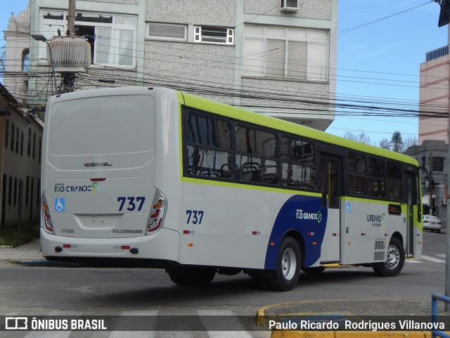 TransPessoal Transportes 737 na cidade de Rio Grande, Rio Grande do Sul, Brasil, por Paulo Ricardo  Rodrigues Villanova. Número da foto: #12209793.