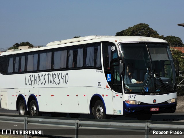 L Campos Turismo 677 na cidade de Caçapava, São Paulo, Brasil, por Robson Prado. Número da foto: #12210315.