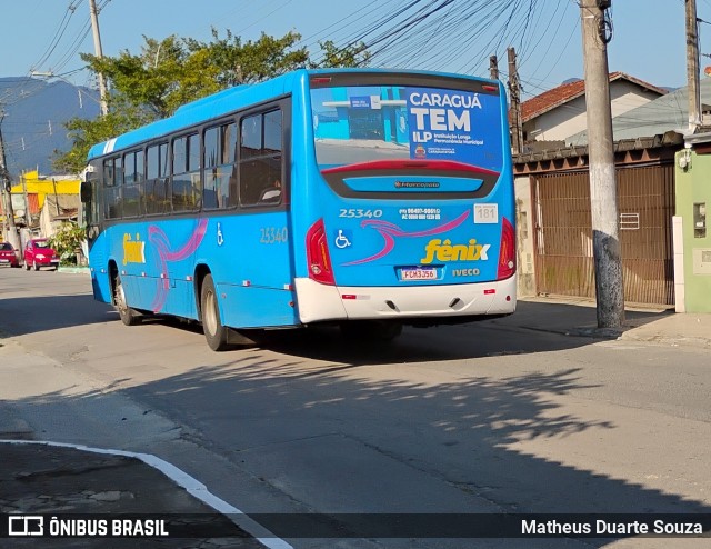 Expresso Fênix Caraguatatuba 25340 na cidade de Caraguatatuba, São Paulo, Brasil, por Matheus Duarte Souza. Número da foto: #12209146.