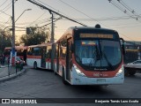 Subus 9594 na cidade de San Bernardo, Maipo, Metropolitana de Santiago, Chile, por Benjamín Tomás Lazo Acuña. Número da foto: #12209986.