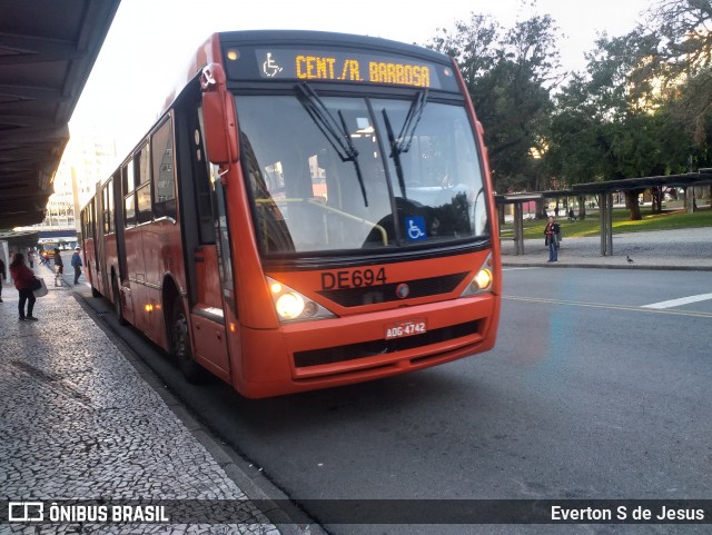 Cristo Rei > CCD Transporte Coletivo > SPE Via Mobilidade S/A DE694 na cidade de Curitiba, Paraná, Brasil, por Everton S de Jesus. Número da foto: #12144896.