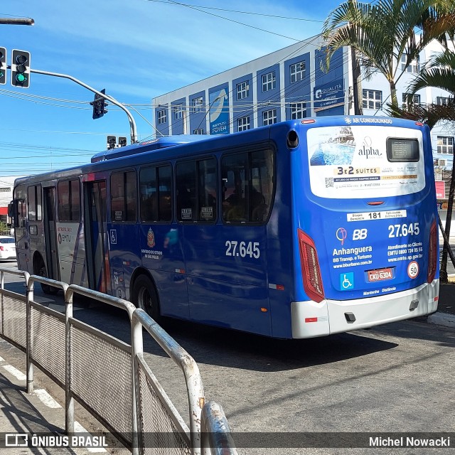 BB Transportes e Turismo 27.645 na cidade de Jandira, São Paulo, Brasil, por Michel Nowacki. Número da foto: #12146141.