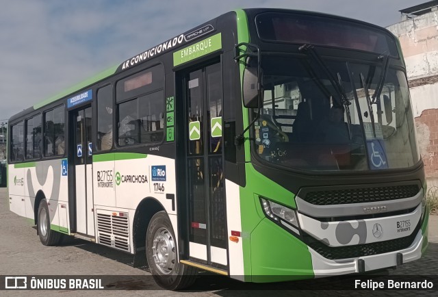 Caprichosa Auto Ônibus B27155 na cidade de Duque de Caxias, Rio de Janeiro, Brasil, por Felipe Bernardo. Número da foto: #12144575.