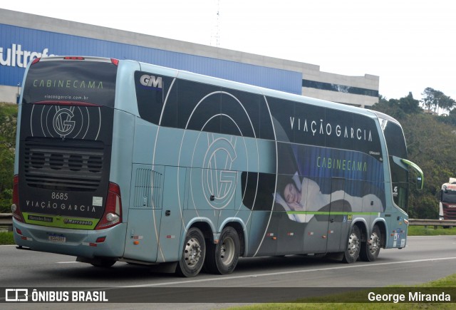 Viação Garcia 8685 na cidade de Santa Isabel, São Paulo, Brasil, por George Miranda. Número da foto: #12146005.