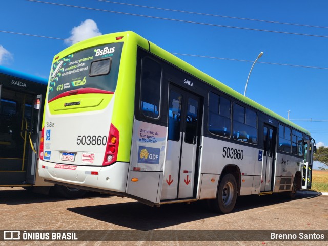 BsBus Mobilidade 503860 na cidade de Samambaia, Distrito Federal, Brasil, por Brenno Santos. Número da foto: #12145074.