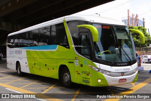 Costa Verde Transportes RJ 217.036 na cidade de Rio de Janeiro, Rio de Janeiro, Brasil, por Paulo Henrique Pereira Borges. Número da foto: #12145808.