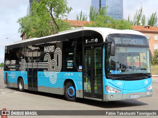 EMT Madrid - Empresa Municipal de Transportes de Madrid 131 na cidade de Madrid, Madrid, Madrid, Espanha, por Fábio Takahashi Tanniguchi. Número da foto: #12145872.