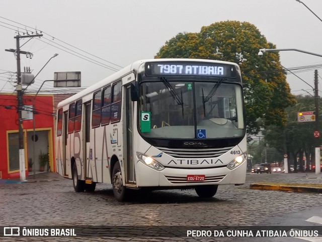 Viação Atibaia São Paulo 4613 na cidade de Atibaia, São Paulo, Brasil, por PEDRO DA CUNHA ATIBAIA ÔNIBUS. Número da foto: #12144518.