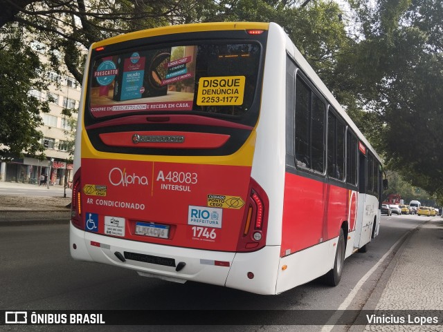 Auto Viação Alpha A48083 na cidade de Rio de Janeiro, Rio de Janeiro, Brasil, por Vinicius Lopes. Número da foto: #12145124.