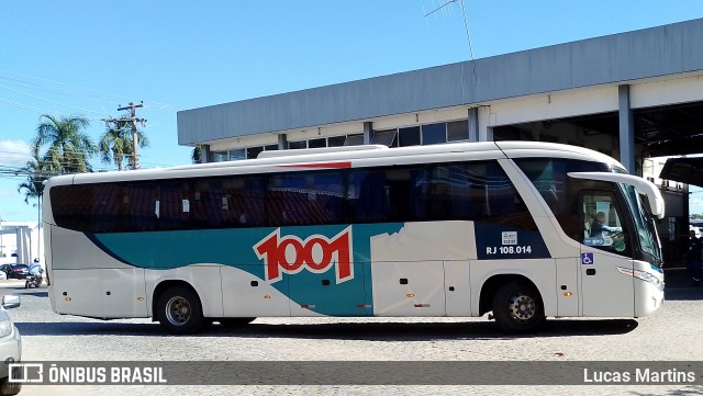 Auto Viação 1001 RJ 108.014 na cidade de Campos dos Goytacazes, Rio de Janeiro, Brasil, por Lucas Martins. Número da foto: #12144862.
