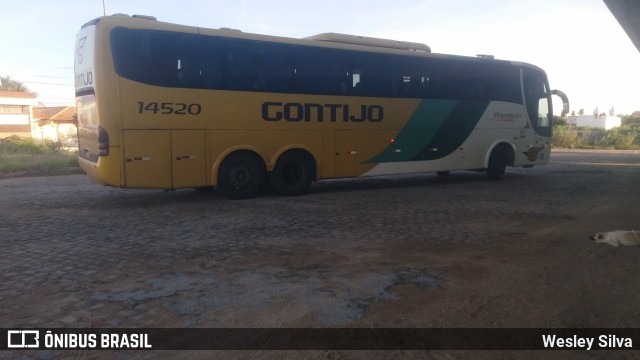 Empresa Gontijo de Transportes 14520 na cidade de Ouricuri, Pernambuco, Brasil, por Wesley Silva. Número da foto: #12144780.