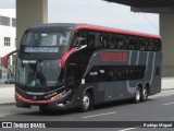 Transportes Única Petrópolis RJ 163.008 na cidade de Rio de Janeiro, Rio de Janeiro, Brasil, por Rodrigo Miguel. Número da foto: #:id.