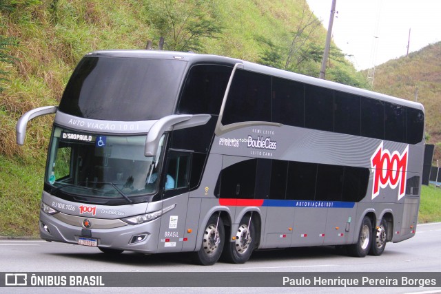 Auto Viação 1001 RJ 108.1126 na cidade de Piraí, Rio de Janeiro, Brasil, por Paulo Henrique Pereira Borges. Número da foto: #12213221.