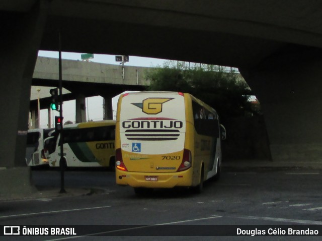 Empresa Gontijo de Transportes 7020 na cidade de Belo Horizonte, Minas Gerais, Brasil, por Douglas Célio Brandao. Número da foto: #12213261.