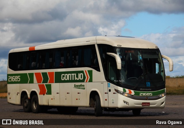 Empresa Gontijo de Transportes 21685 na cidade de Vitória da Conquista, Bahia, Brasil, por Rava Ogawa. Número da foto: #12212386.