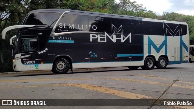 Empresa de Ônibus Nossa Senhora da Penha 59001 na cidade de São Paulo, São Paulo, Brasil, por Fábio Paixão. Número da foto: #12212491.