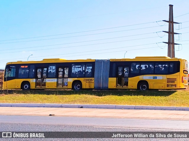 Viação Pioneira 234087 na cidade de Gama, Distrito Federal, Brasil, por Jefferson Willian da Silva de Sousa. Número da foto: #12212274.