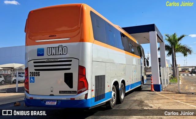 Expresso União 20096 na cidade de Goiânia, Goiás, Brasil, por Carlos Júnior. Número da foto: #12213145.