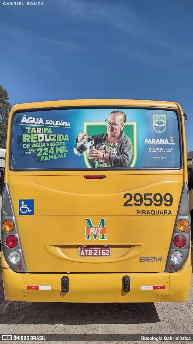 Viação Piraquara 29599 na cidade de Piraquara, Paraná, Brasil, por Busologia Gabrielística. Número da foto: #12213763.