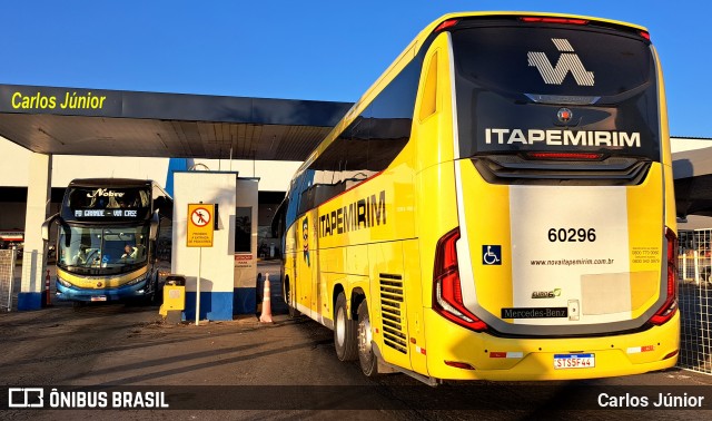 Viação Nova Itapemirim 60296 na cidade de Goiânia, Goiás, Brasil, por Carlos Júnior. Número da foto: #12213316.