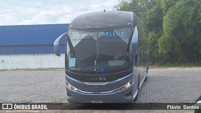 Viação Cidade Sol 10280 na cidade de Cruz das Almas, Bahia, Brasil, por Flávio  Santos. Número da foto: #12213273.