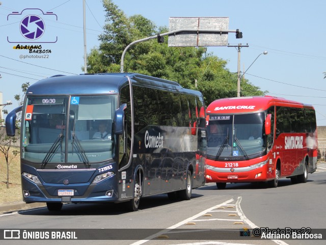 Viação Cometa 721553 na cidade de Campinas, São Paulo, Brasil, por Adriano Barbosa. Número da foto: #12213304.