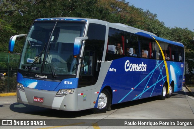 Viação Cometa 8134 na cidade de São Paulo, São Paulo, Brasil, por Paulo Henrique Pereira Borges. Número da foto: #12213166.