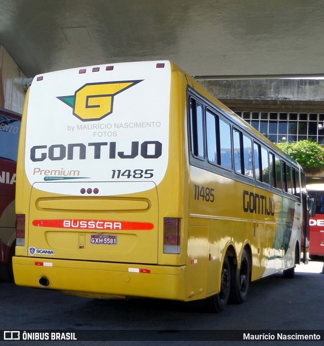 Empresa Gontijo de Transportes 11485 na cidade de Belo Horizonte, Minas Gerais, Brasil, por Maurício Nascimento. Número da foto: #12212035.
