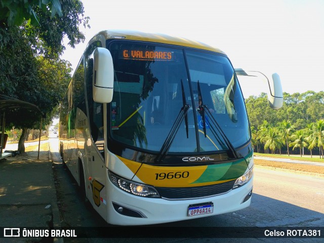 Empresa Gontijo de Transportes 19660 na cidade de Ipatinga, Minas Gerais, Brasil, por Celso ROTA381. Número da foto: #12213745.