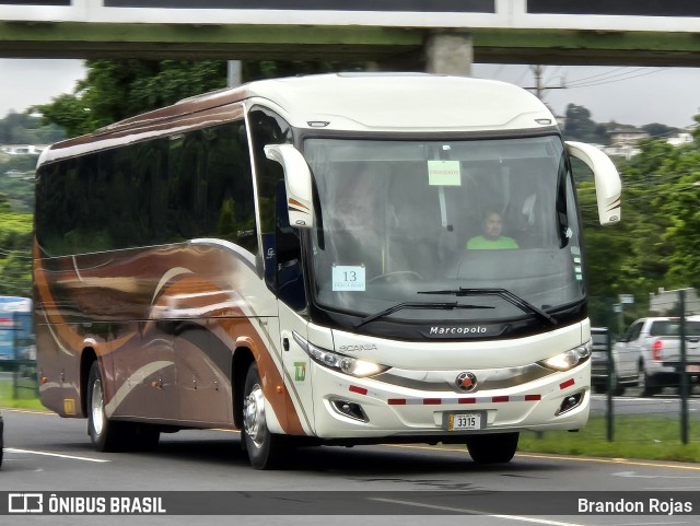 Transportes Lorenzo Domian S.A.  na cidade de Santa Ana, Santa Ana, San José, Costa Rica, por Brandon Rojas. Número da foto: #12213509.
