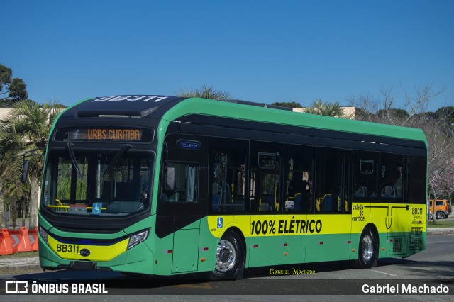 Transporte Coletivo Glória BB311 na cidade de Curitiba, Paraná, Brasil, por Gabriel Machado. Número da foto: #12212645.