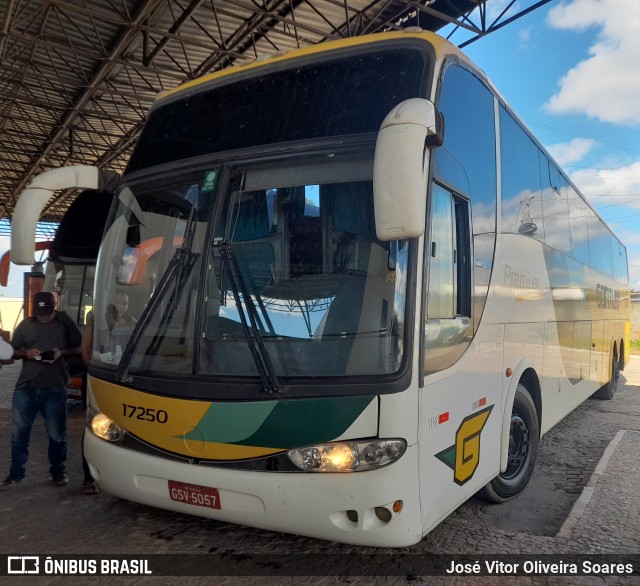 Empresa Gontijo de Transportes 17250 na cidade de São Raimundo Nonato, Piauí, Brasil, por José Vitor Oliveira Soares. Número da foto: #12213836.