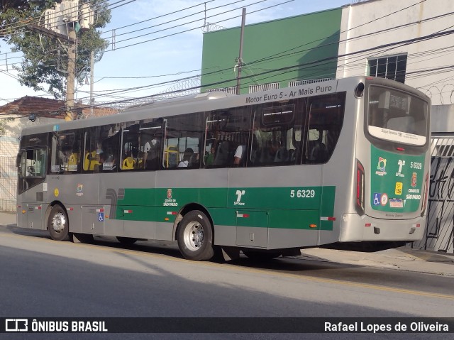 Transunião Transportes 5 6329 na cidade de São Paulo, São Paulo, Brasil, por Rafael Lopes de Oliveira. Número da foto: #12213344.