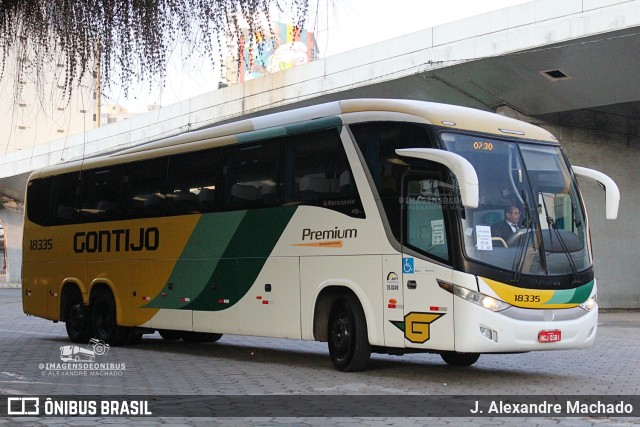 Empresa Gontijo de Transportes 18335 na cidade de Belo Horizonte, Minas Gerais, Brasil, por J. Alexandre Machado. Número da foto: #12213483.