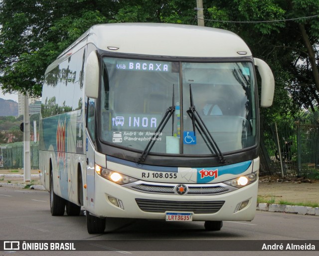 Auto Viação 1001 RJ 108.055 na cidade de Niterói, Rio de Janeiro, Brasil, por André Almeida. Número da foto: #12213778.