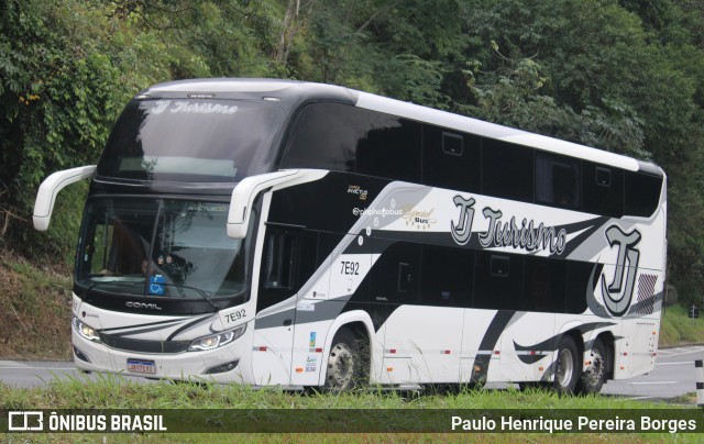 TJ Turismo 7E92 na cidade de Piraí, Rio de Janeiro, Brasil, por Paulo Henrique Pereira Borges. Número da foto: #12213203.