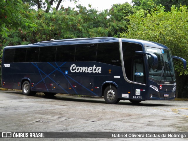 Viação Cometa 721501 na cidade de São Paulo, São Paulo, Brasil, por Gabriel Oliveira Caldas da Nobrega. Número da foto: #12147997.