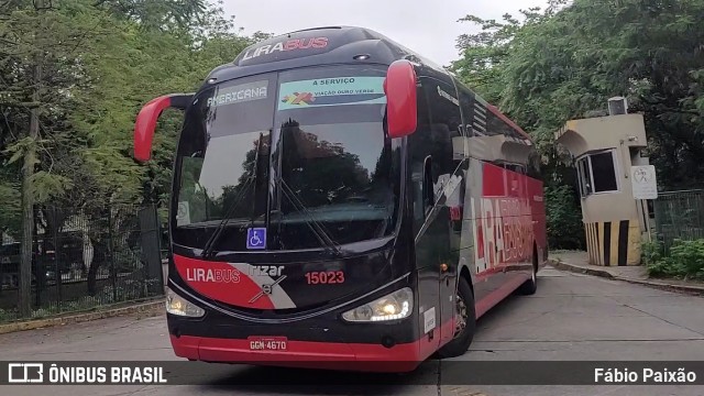 Lirabus 15023 na cidade de São Paulo, São Paulo, Brasil, por Fábio Paixão. Número da foto: #12147014.