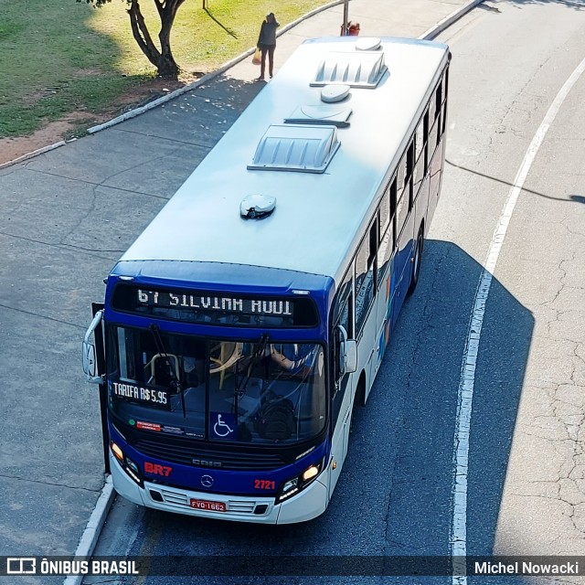 BR7 Mobilidade 2721 na cidade de São Bernardo do Campo, São Paulo, Brasil, por Michel Nowacki. Número da foto: #12148911.