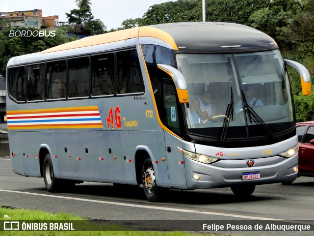 AG Turismo e Transportes 1722 na cidade de Salvador, Bahia, Brasil, por Felipe Pessoa de Albuquerque. Número da foto: #12148528.