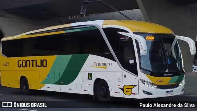 Empresa Gontijo de Transportes 7120 na cidade de Belo Horizonte, Minas Gerais, Brasil, por Paulo Alexandre da Silva. Número da foto: #12148290.