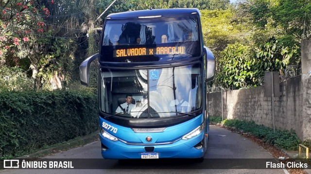 Viação Águia Branca 50770 na cidade de Salvador, Bahia, Brasil, por Flash Clicks. Número da foto: #12147751.