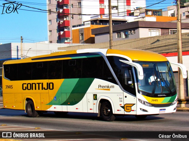 Empresa Gontijo de Transportes 7145 na cidade de Belo Horizonte, Minas Gerais, Brasil, por César Ônibus. Número da foto: #12148822.